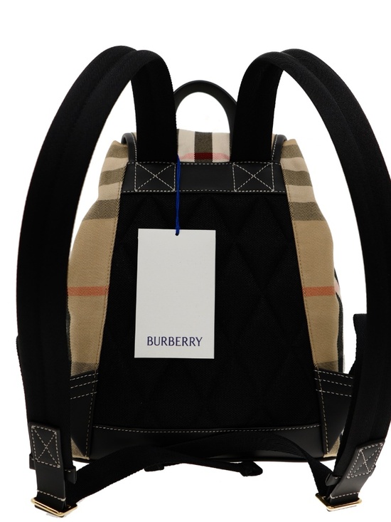 Burberry Enfield Woman Backpack Check Canvas New main image 6